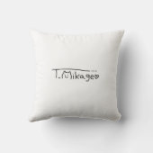 Chibikage Throw Pillow クッション (裏面)