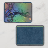 Chicと人気があるミュージカルイメージ 名刺 (正面/裏面)