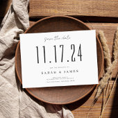 Chicの結婚日付写真ではない日付を保存 セーブザデート