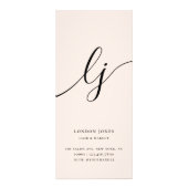 Chicスクリプトタイポグラフィサービス赤面価格表 ラックカード (裏面)