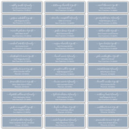 Chicスクリプモダントの結婚ゲスト名アドレス シール