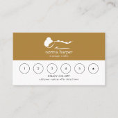 CHICビジネス報酬6パンチロゴCOPPER ロイヤリティカード (正面)