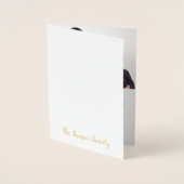 Chic年間で最も素晴らしい時間の写真 箔カード (正面)