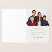 Chic年間で最も素晴らしい時間の写真 箔カード (内部)