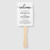 Chic結婚のサービスのセレモニー ハンドファン (正面)