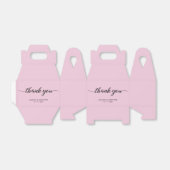 Chic.赤面ピンクサンキュースクリプト結婚ズ フェイバーボックス (折り畳みなし)