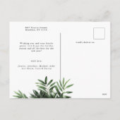 Chic 12 Photo Collage Mele Kalikimaka Tropical シーズンポストカード (裏面)