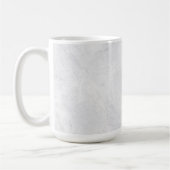Chic 15 oz Classic Mug with White Marble Pattern コーヒーマグカップ (左)