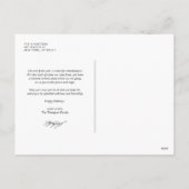 Chic 2022 Gold Glitter Happy New Year Photo シーズンポストカード (裏面)