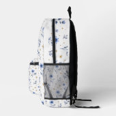 Chic 250th Independence Day Dainty Floral Backpack プリントバックパック (右)