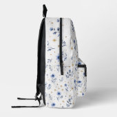 Chic 250th Independence Day Dainty Floral Backpack プリントバックパック (左)