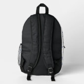 Chic 250th Independence Day Dainty Floral Backpack プリントバックパック (裏面)