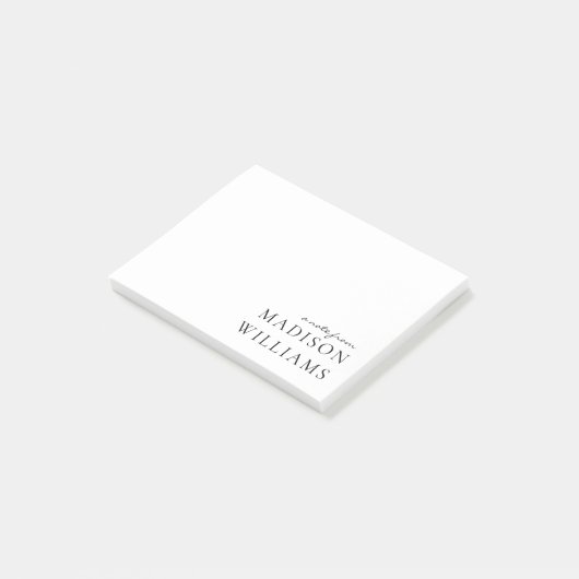 Chic A Note From ScriptタイポグラフィPost-It Notes ポストイット (アングル)