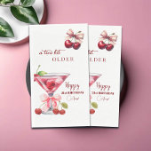 Chic A Tini Bit Older Cherry Martini 21st Birthday