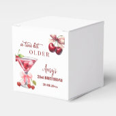 Chic A Tini Bit Older Cherry Martini 21st Birthday フェイバーボックス (正面サイド)