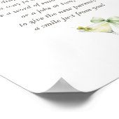 Chic A TIni One Baby Shower Late Night Diapers ポスター (角)