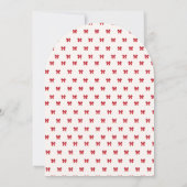 Chic a tini one girl baby shower 招待状 (裏面)