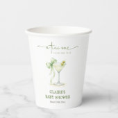 Chic A Tini One Is On The Way Baby Shower 紙コップ (正面)