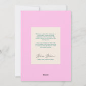 Chic Abstract Paint Christmas Holiday Photo Card シーズンカード (裏面)