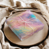 Chic Abstract Pastel Glitter Color Pattern 薄葉紙