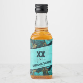 Chic Amaryllis 60Th Birthday Gift For Women リキュールボトルラベル