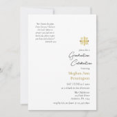 Chic and Simple Orthodox 2026 Graduation Party 招待状 (正面)