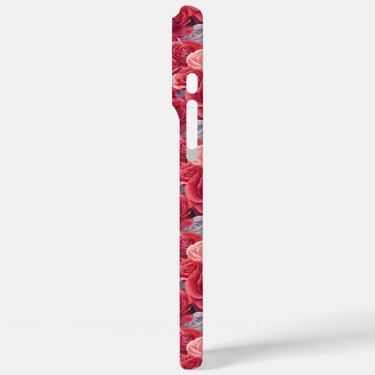 Chic Anniversary Keepsake Rose Flower Photo  Case-Mate iPhoneケース (裏面 / 左)