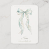 Chic Artistic Coquette Bow Jewelry Display TMF26 名刺 (正面)