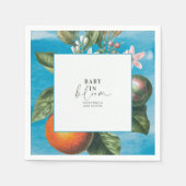 Chic Baby in Bloom Baby Shower |Arch スタンダードカクテルナプキン (正面)