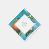 Chic Baby in Bloom Baby Shower |Arch スタンダードカクテルナプキン (角)