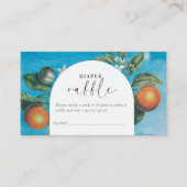 Chic Baby in Bloom Baby Shower |Arch Diaper Raffle エンクロージャーカード (正面)
