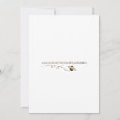 Chic Baby Shower invitation 招待状 (裏面)