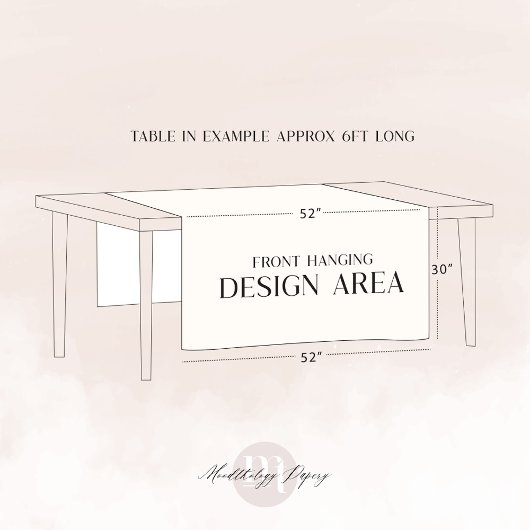 Chic Baking Utensils Bakery Logo Market Booth Sign テーブルクロス