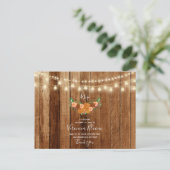 Chic Barn Wood Post Card RSVP素朴カード ポストカード (スタンド正面)