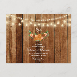 Chic Barn Wood Post Card RSVP素朴カード ポストカード