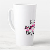 Chic, Beautiful, Elegant Latte Mug カフェラテマグ (左アングル)