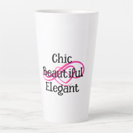 Chic, Beautiful, Elegant Latte Mug カフェラテマグ