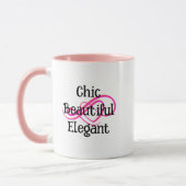 Chic, Beautiful, Elegant Mug マグカップ (左)