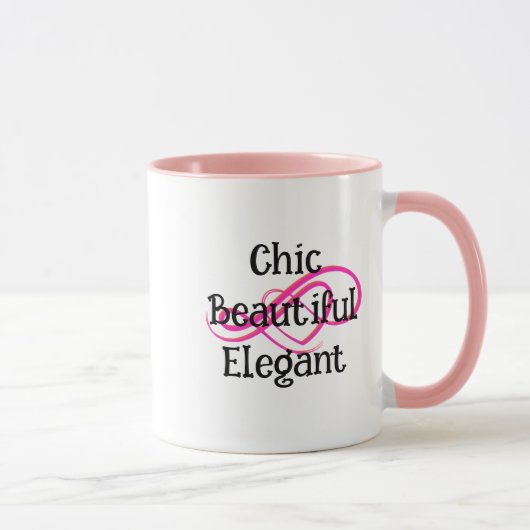 Chic, Beautiful, Elegant Mug マグカップ (右)