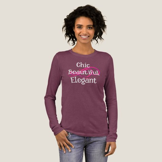 Chic, Beautiful, Elegant T-Shirt トライブレンドＴシャツ (正面全体)