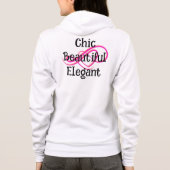 Chic, Beautiful, Elegant T-Shirt パーカ (裏面)