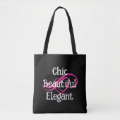 Chic, Beautiful, Elegant Tote トートバッグ (正面)
