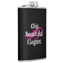 Chic, Beautiful, Elegant Vinyl Wrapped Flask フラスク