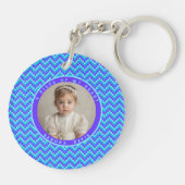 Chic Best Friend Gifts Stripe Pattern キーホルダー (裏面)