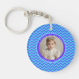 Chic Best Friend Gifts Stripe Pattern キーホルダー