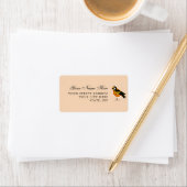 Chic Bird Mark Address Labels for Envelopes ラベル (インサイチュ)
