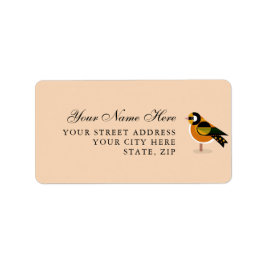 Chic Bird Mark Address Labels for Envelopes ラベル