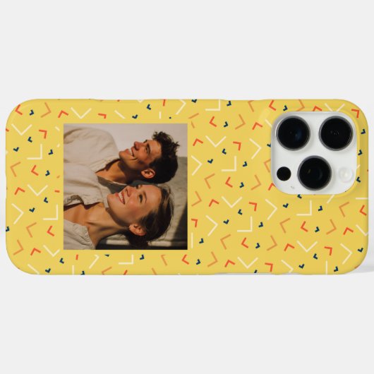Chic Birthday Gift Ideas Memphis Print  Case-Mate iPhoneケース (裏面 (横))