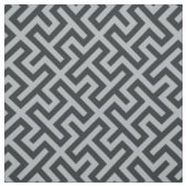 Chic Black and Grayのジオメトリパターン抽象芸術 ファブリック (見本)