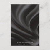 Chic Black satin details card エンクロージャーカード (裏面)